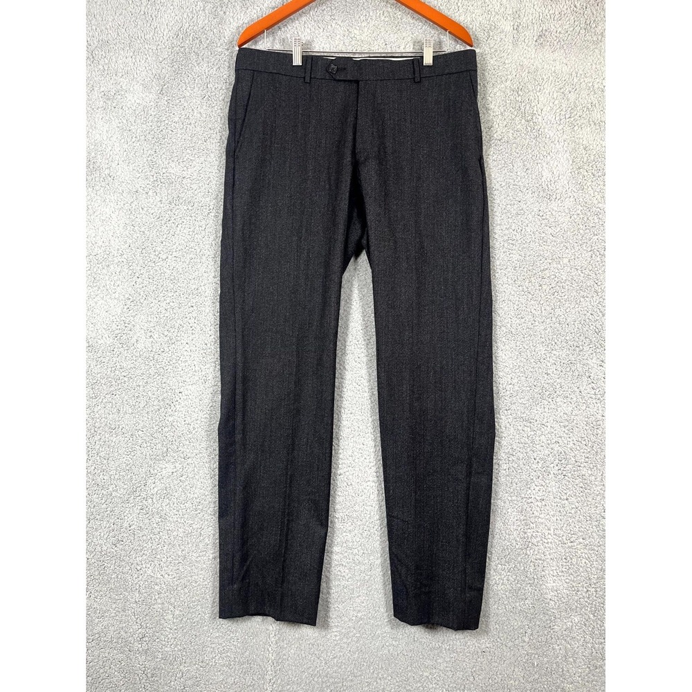 Ballin Comfort-"EZE" Dress Pants Men's 35x31.5 Black Wool Business Formal Party